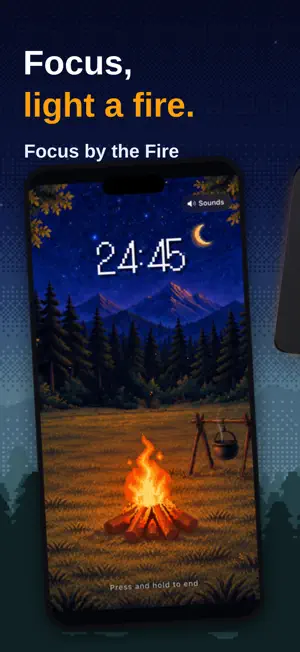 TAKIPORO: Campfire Focus Timer screenshot 1