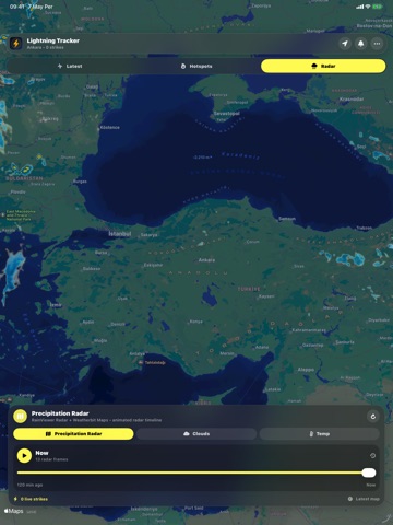 Lightning Tracker Strike Radar iPad screenshot