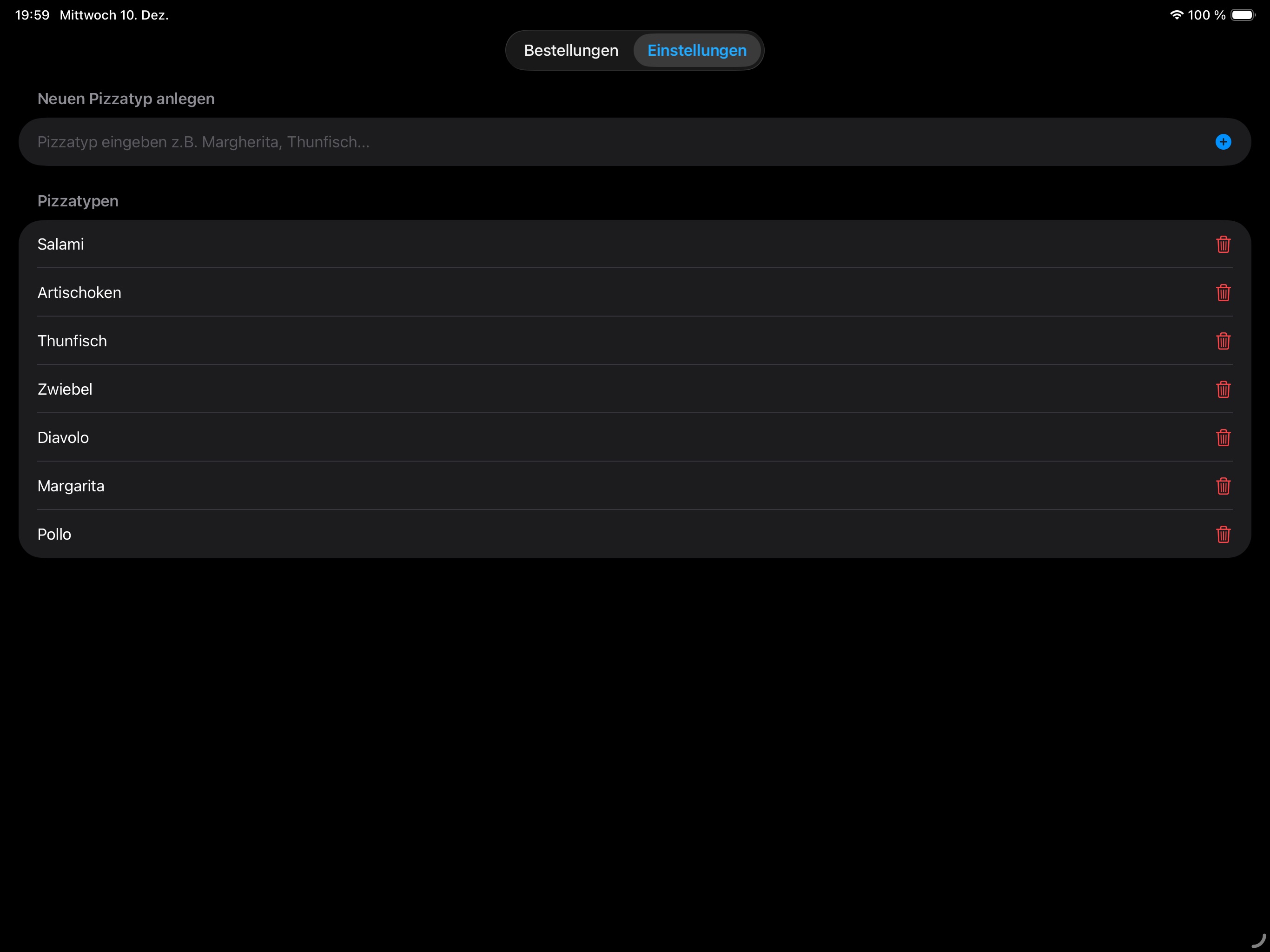 Pizza Order Helper Screenshot