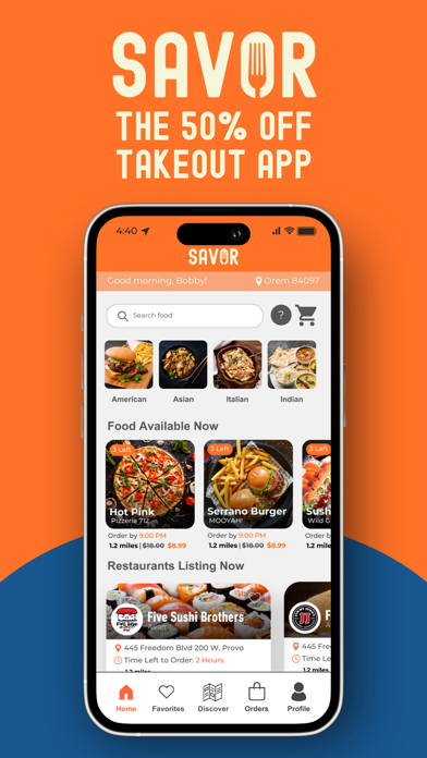Savor Eats Screenshot