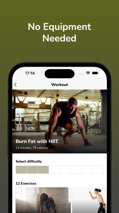 Military Style Fitness Workout Screenshot