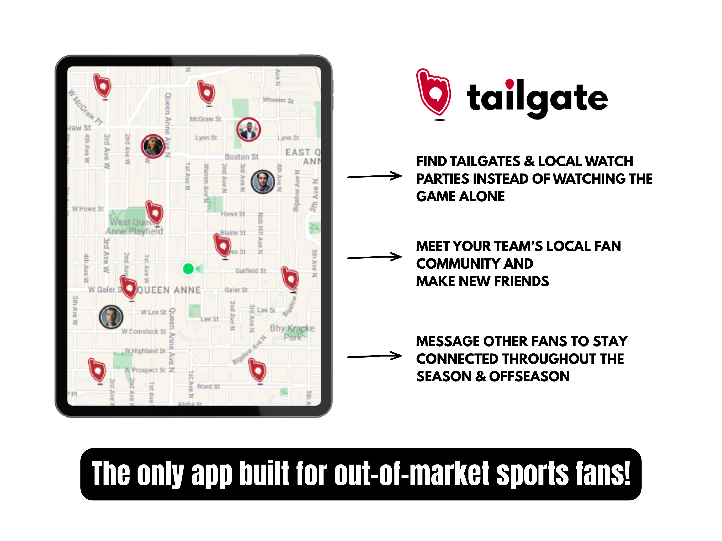 Tailgate - Watch Party Locator