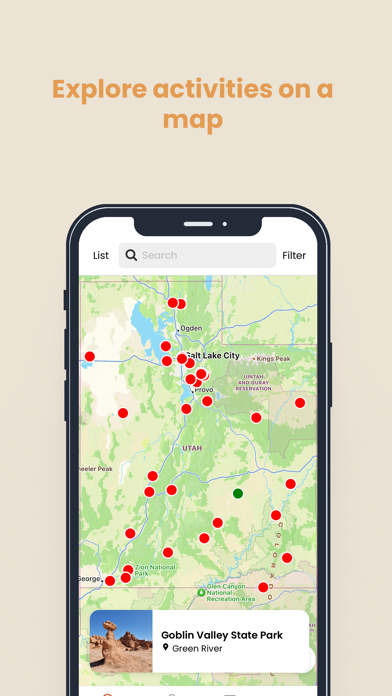 Utah Bucket List iPhone screenshot 3 - Travel app
