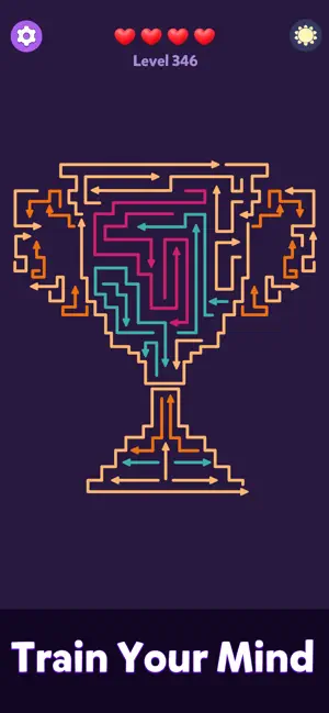 Arrow Line：Zen Flow Escape screenshot 2