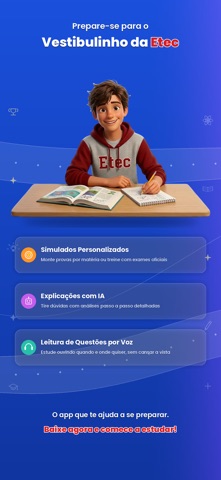 Etec Simulados Vestibulinho Screenshot 1 of 7