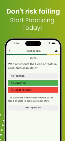 2026 AU Citizenship Test screenshot