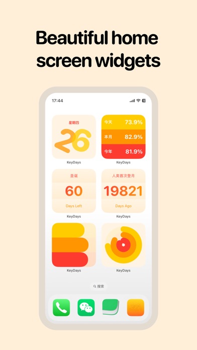 Screenshot #2 pour KeyDays · Minimal Day Counter