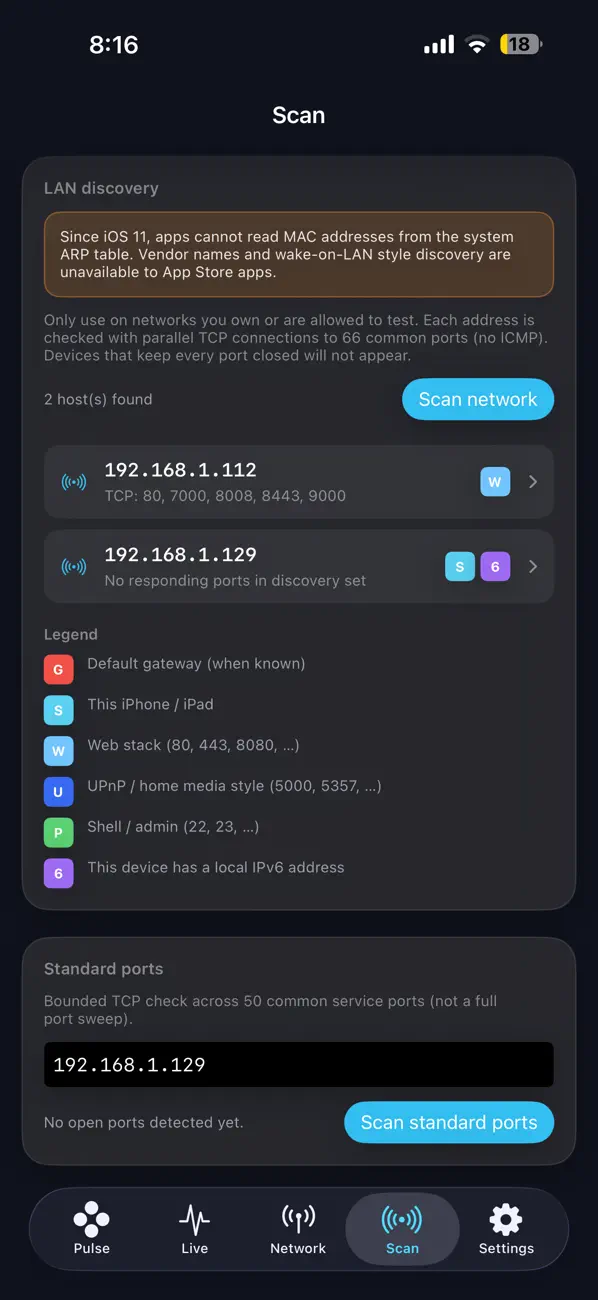 #4. Pulse: System Network Monitor (iOS) By: Pankaj Gaikar
