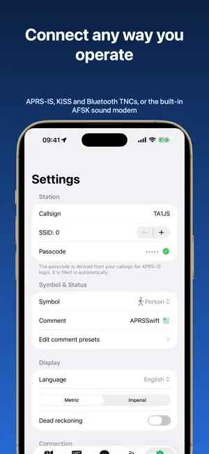APRSSwift screenshot 2