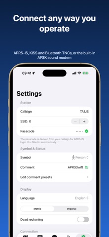 APRSSwift iPhone screenshot