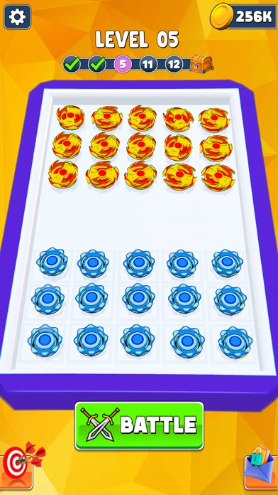 Merge & Battle Spinner Game Screenshot