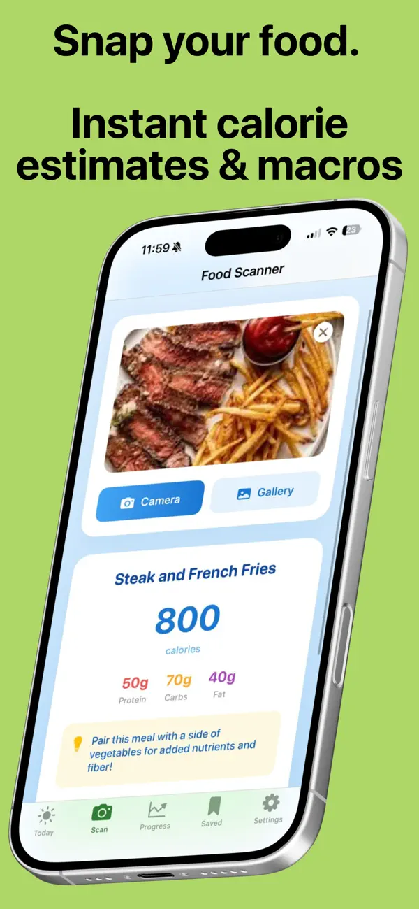 Screenshot #2 pour AI Food Scanner : Diet Habits