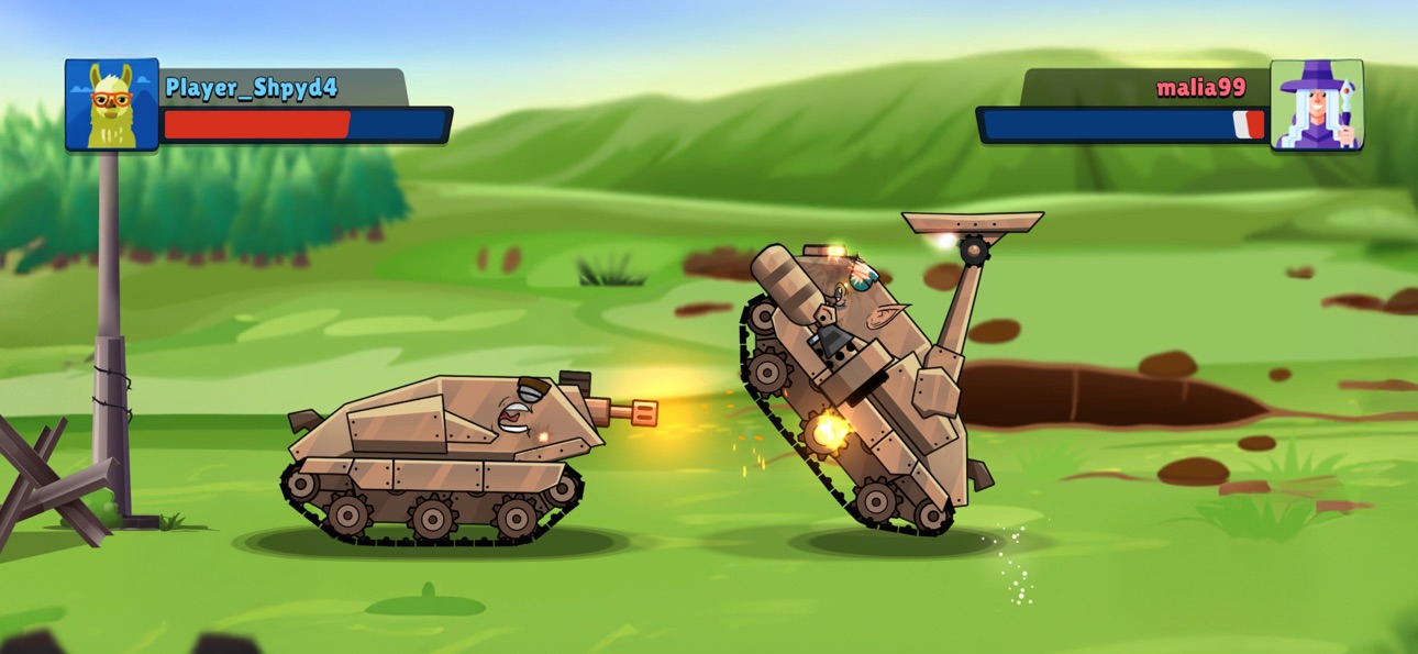 Tanks Arena io: Craft & Combat Hack screenshot 2 - iOS game interface