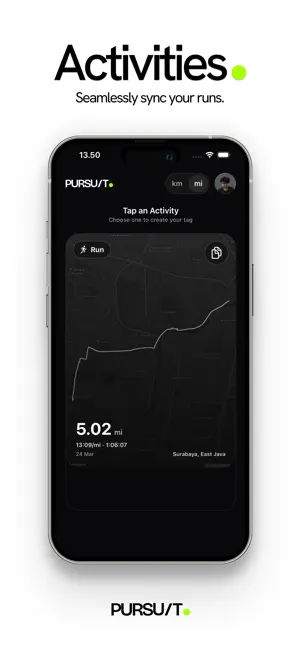 Pursuit Tag iPhone screenshot 1