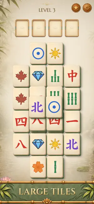 Lotus Mahjong screenshot 1