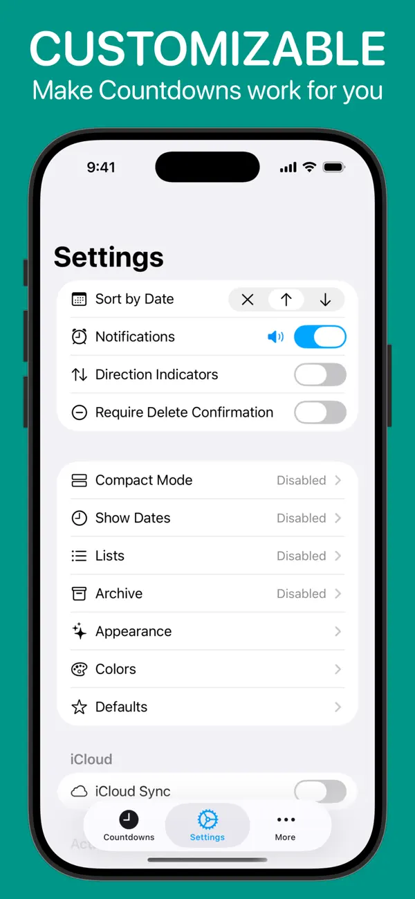 #4. Countdowns - Event Countdown (iOS) De: Shayes Apps LLC