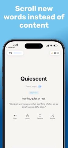 Word Lock: Vocabulary Builder iPhone screenshot