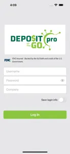 DEPOSITpro on the GO screenshot #1 for iPhone