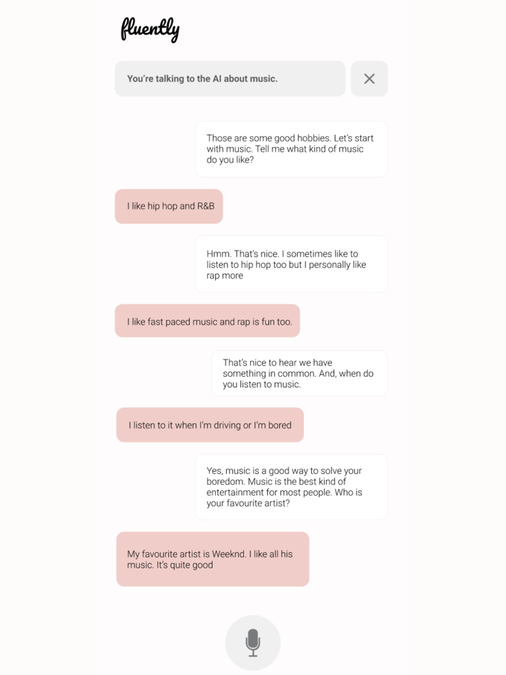 #2. Fluently AI (iOS) Podle: Abdullah Rashid
