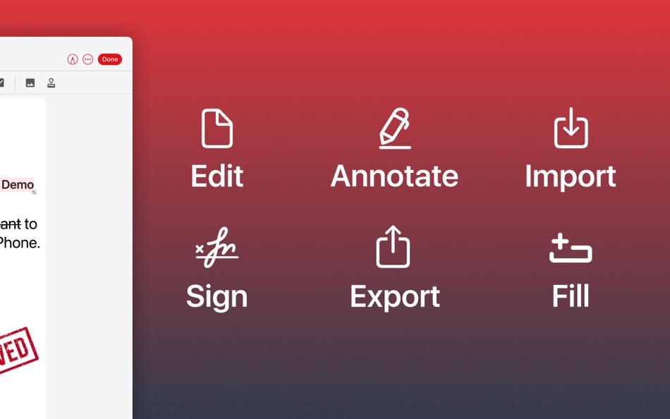 #2. PDF Editor, Filler, Reader Pro (macOS) โดย: Crowded Road