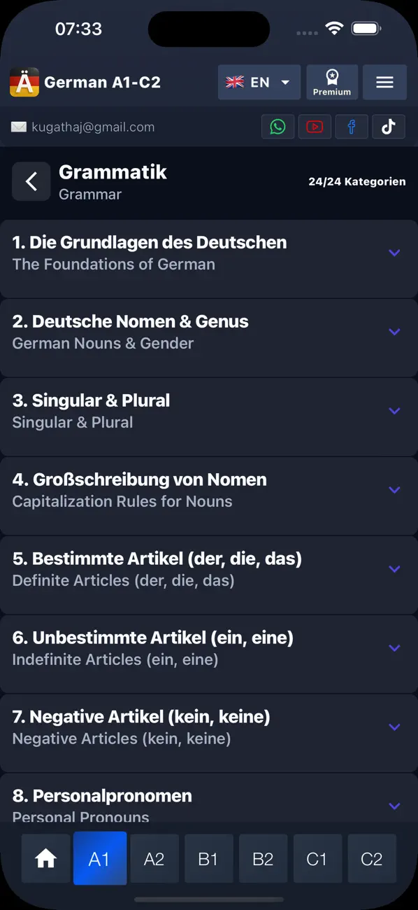 #5. German A1-C2 (iOS) By: Kugathaj Kangeswaran