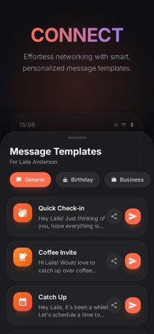 Keep in Touch: Network Manager Screenshot 6 of 7