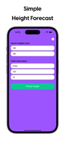 Height Predictor App screenshot