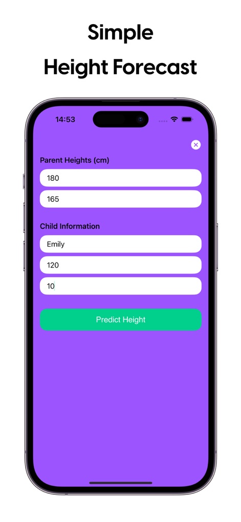 Height Predictor App - Utilities App | MWM