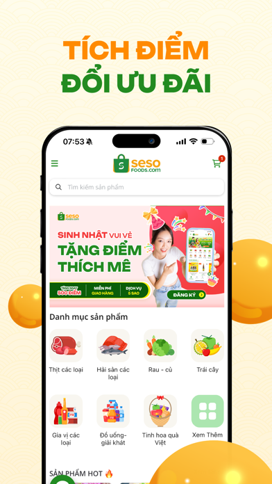 Sesofoods - Thực phẩm Việt Screenshot 1 - AppWisp.com Sesofoods - Thực phẩm Việt Screenshot 1 - AppWisp.com