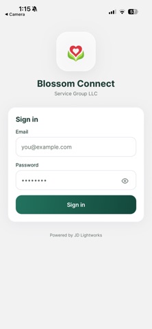 Blossom Connect App screenshot