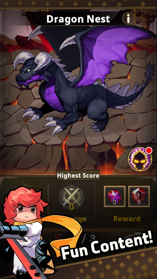 #4. Rush Knights : Idle RPG (iOS) 由: Springcomes Co., Ltd.