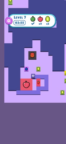 Hungry Snake: Fruit Hunt iPhone screenshot