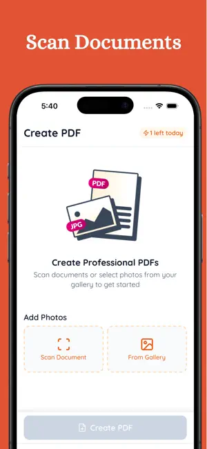 Image to PDF - PDF creator + screenshot 2
