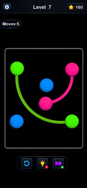 Ball Connect Puzzle: Link Dots screenshot 1