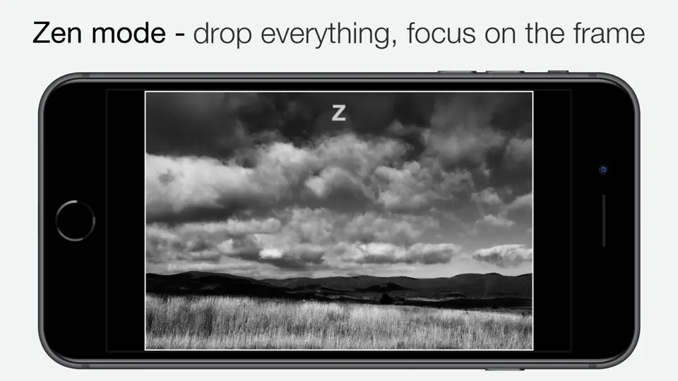 Captura de pantalla de Camera1 - Black & White Camera en iPhone 3