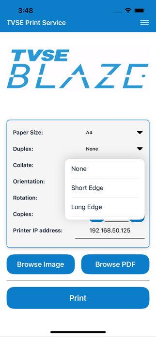 TVSE Printer Screenshot 4 of 5