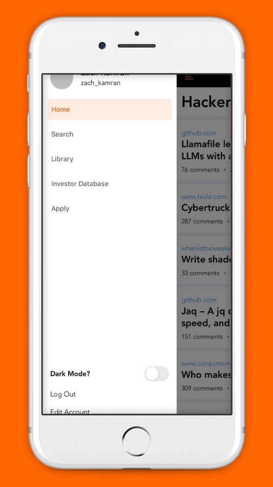 #1. Y Combinator (iOS) Ved: Y Combinator