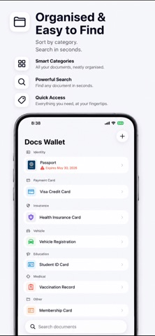 Docs Wallet Screenshot 2 of 6