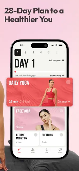 Slimly: Chair Yoga & Face Yoga screenshot 2