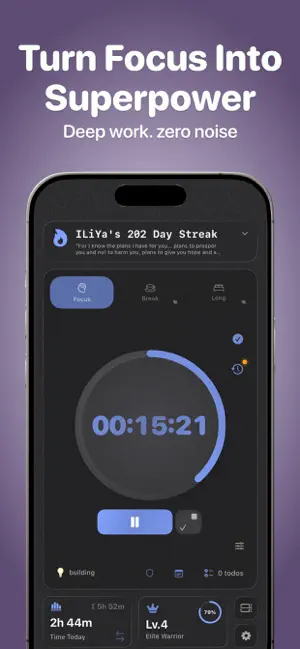 FocusHero - Pomodoro Timer screenshot 2