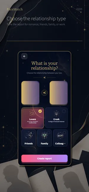 FaceMatch Relationship Report screenshot 3