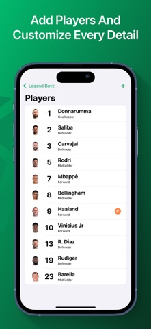 Soccer Line Up Builder 11 Screenshot 5 of 10