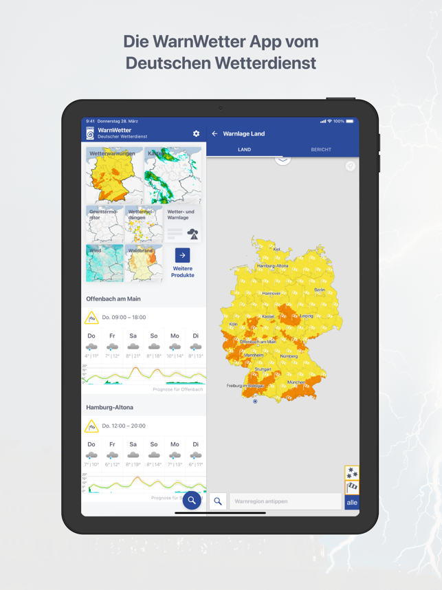 ‎DWD WarnWetter Screenshot
