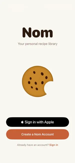 Nom - Recipe Library screenshot 1