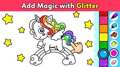 Unicorn Coloring Club Games Screenshot
