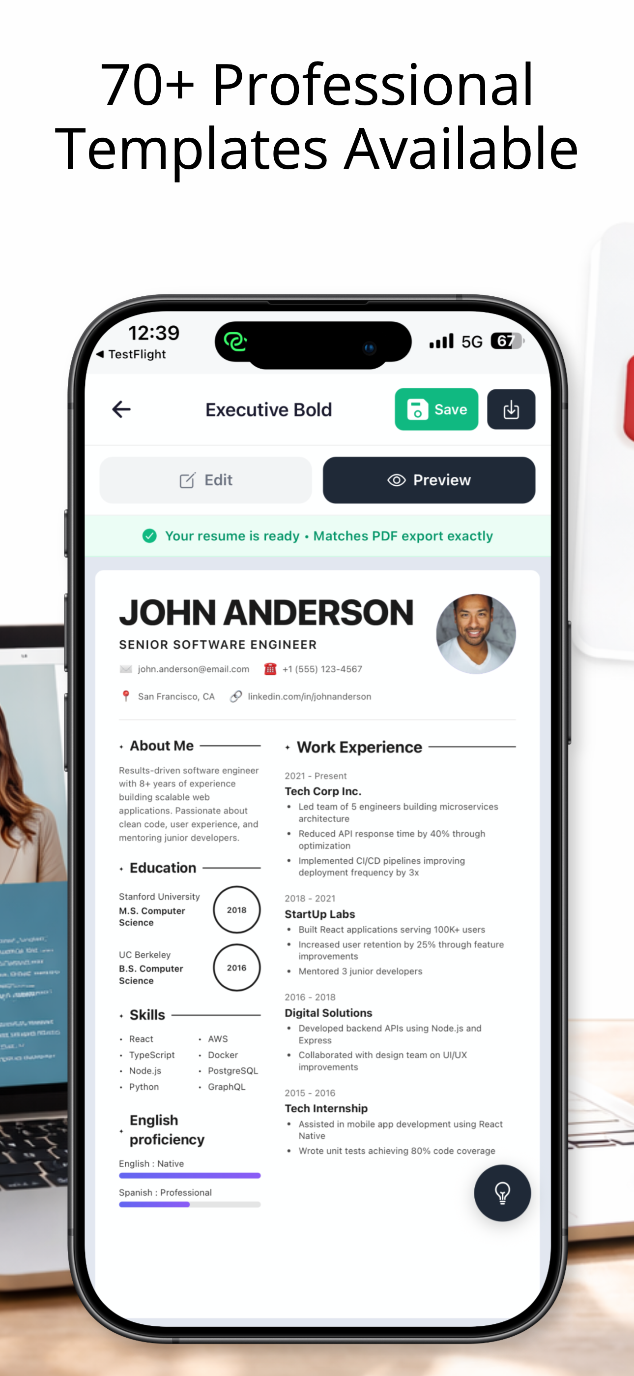AI Resume: Builder & Writer screenshot 2