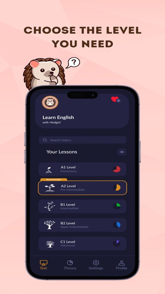 #2. Hedgie: Learn English Grammar (iOS) 由: Ilya Prudnikau