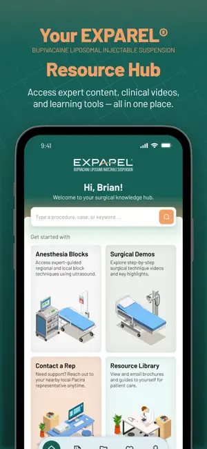 EXPAREL® NOW screenshot 1