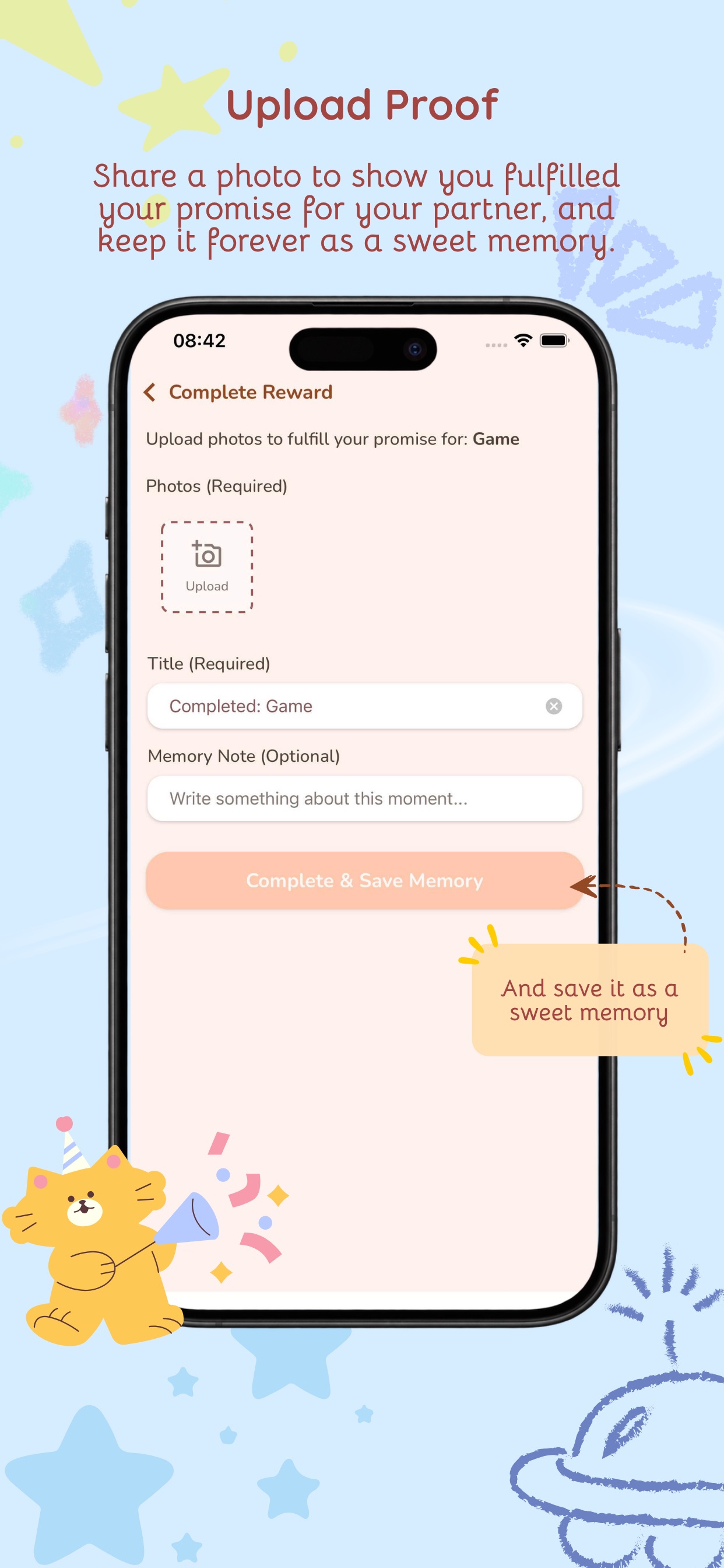 Screenshot 6 of Cozy Treat: Couple Reminders
