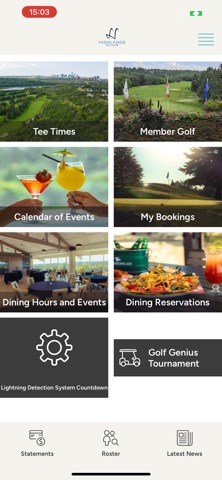 Highlands Golf Club app screenshot